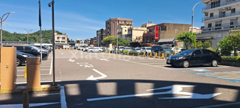 南方澳停車場裡的南方澳漁港第二停車場